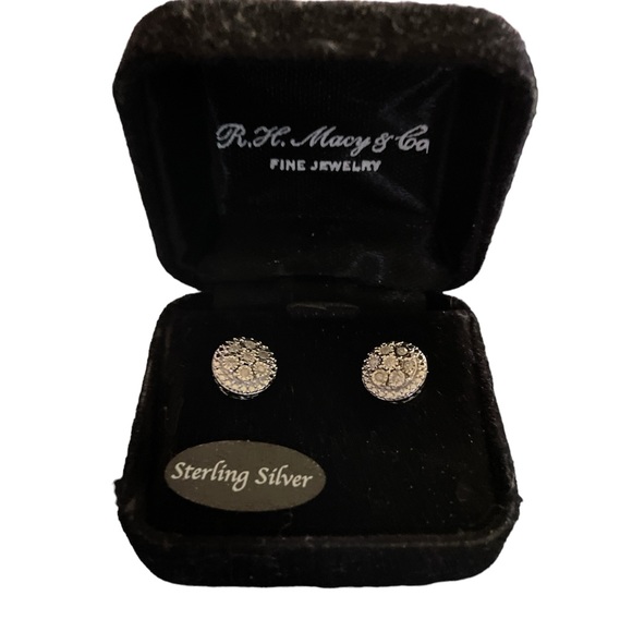 Macy's Jewelry Macys Fine Jewelry Sterling Silver Earrings New In